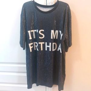 It's my FRTHDAY, Ladies Shirt Dress Size XXL